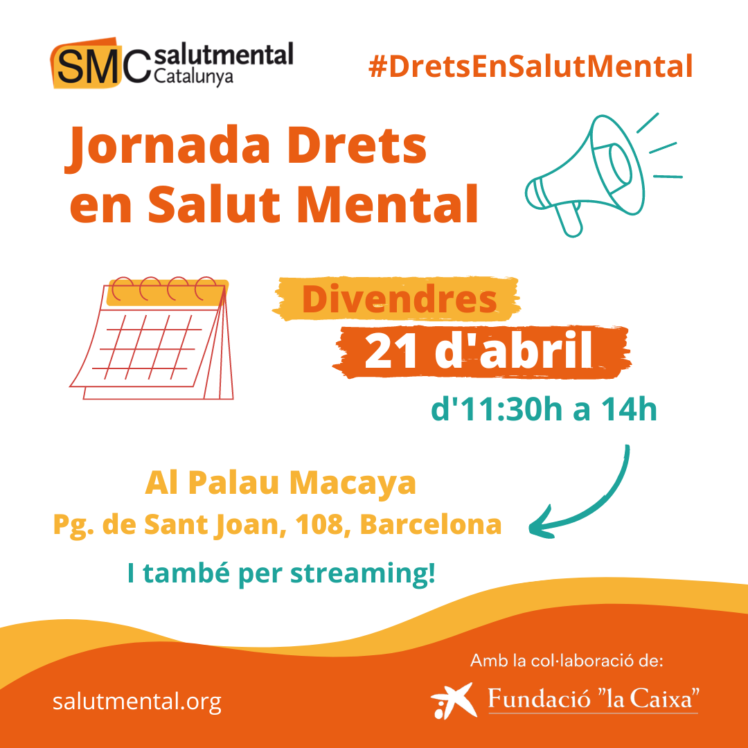 Cartell de la Jornada Drets en Salut Mental